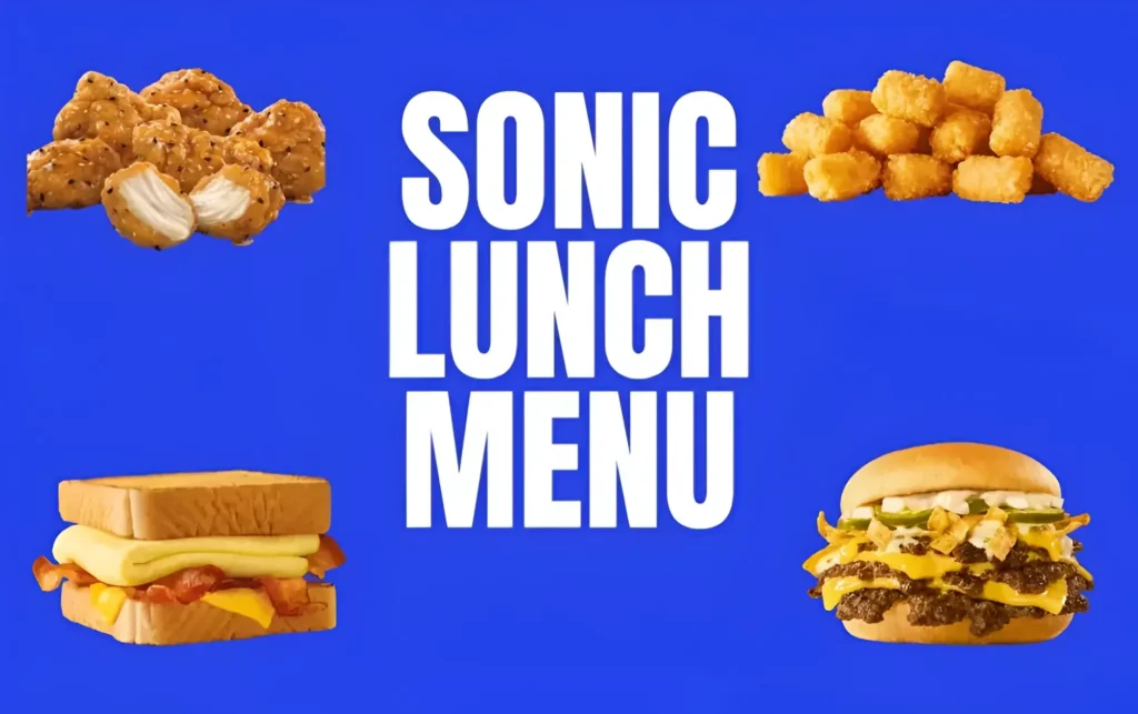 Sonic Lunch Menu 2025