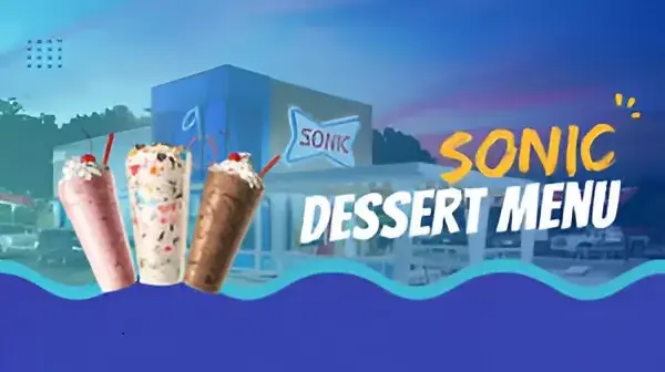 sonic dessert menu